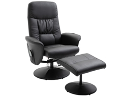 Poltrona Reclinável ZIWEI STORE com Função de Massagem, Apoio para os Pés e Espaço de Arrumação (76x81x105 cm)