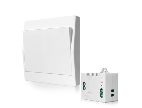 Interruptor Sem Fio Autoalimentado, Sem Bateria, Controle Remoto Sem Fio Para Luzes E Aparelhos Elétricos Kcvv (1 A 2)