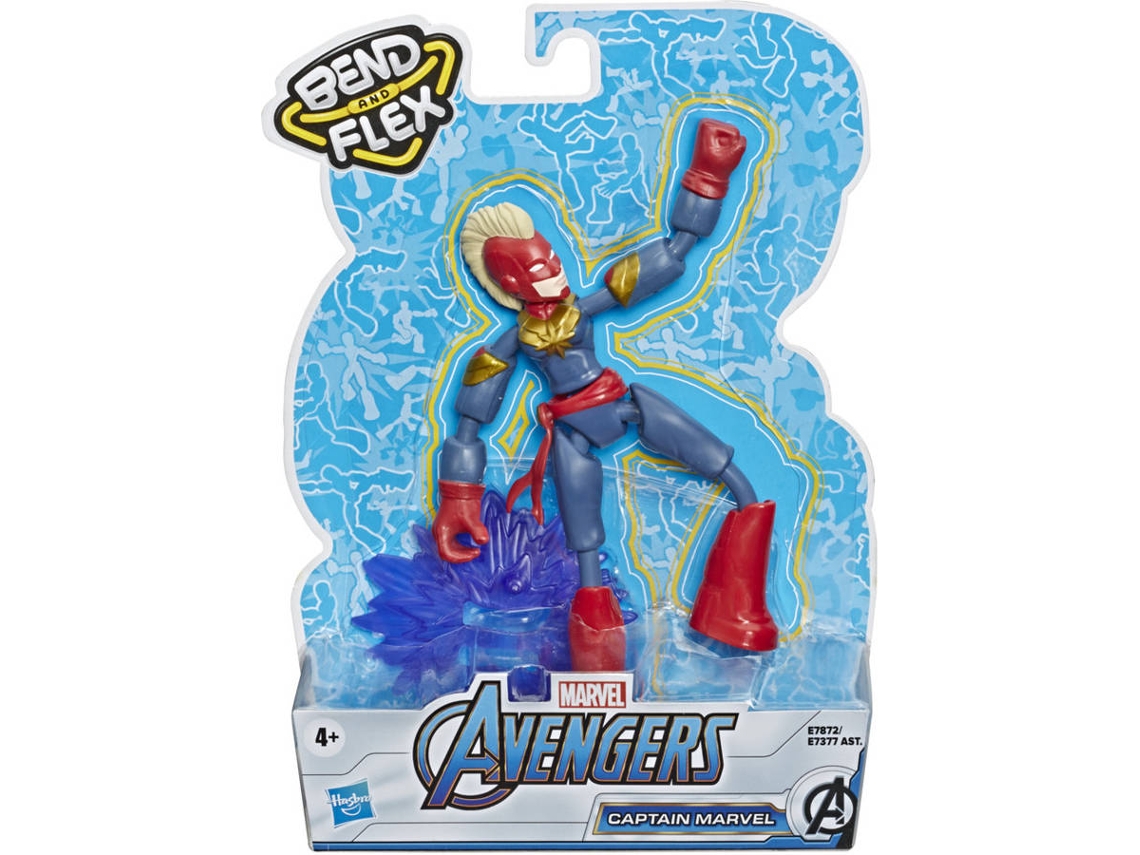 Figura de Ação AVENGERS Captain Bend and Flex (Idade Mínima: 4 anos)