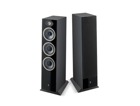 Caixas De Som De Chão, 3 Vias, Bass Reflex Focal Theva Nº3, Preta