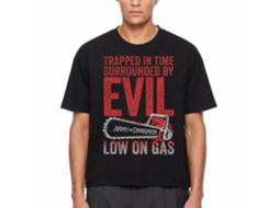 Rockinstone Army Of Darkness Movie Low On Gas Black Adult T-shirt Size:xxl