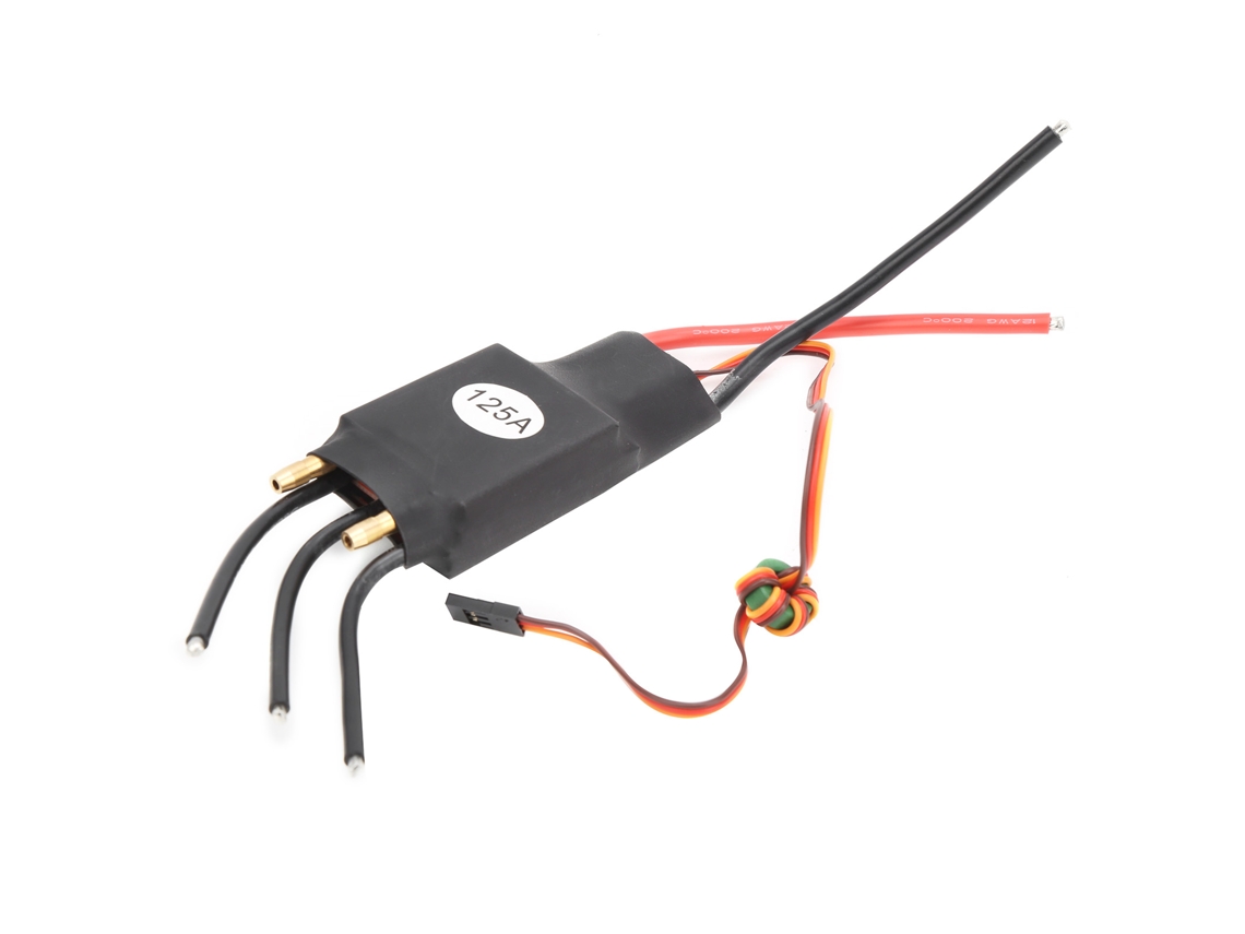 Controlador De Velocidade Elétrico Esc De 125a Sem Escova Com Resfriamento Por Água Para Modelo De Barco Rc
