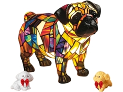 Abajur De Gato, Vidro Colorido, Mesa Artístico Luminárias Noturnas