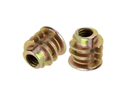 Conjunto De 50 Porcas Sextavadas Liga Zinco M4 X 8 Mm Para Móveis