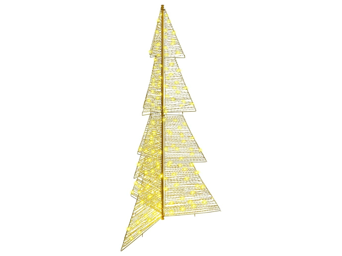 Decoração De Natal Vidaxl Branco Quente Plástico (180 Cm)