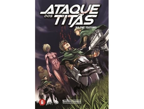Livro Ataque dos Titãs - Livro 6 de Hajime Isayama (Português)