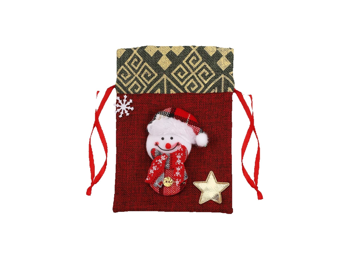 Caixa De Presente Com Boneco De Pelúcia Do Papai Noel, Sacolas Para Embalar Doces, Sacolas De Presente De Natal Para Crianças.