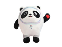 Primerox boneca Pelúcia Mascote Jogos Olímpicos Brinquedo de Pelúcia Fofo Presente Aniversário 30/50cm Branco/vermelho