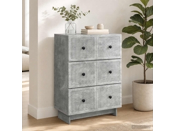 Vidaxl Gabinete De Gavetas 66 X 34,5 X 90 Cm Derivados De Madeira