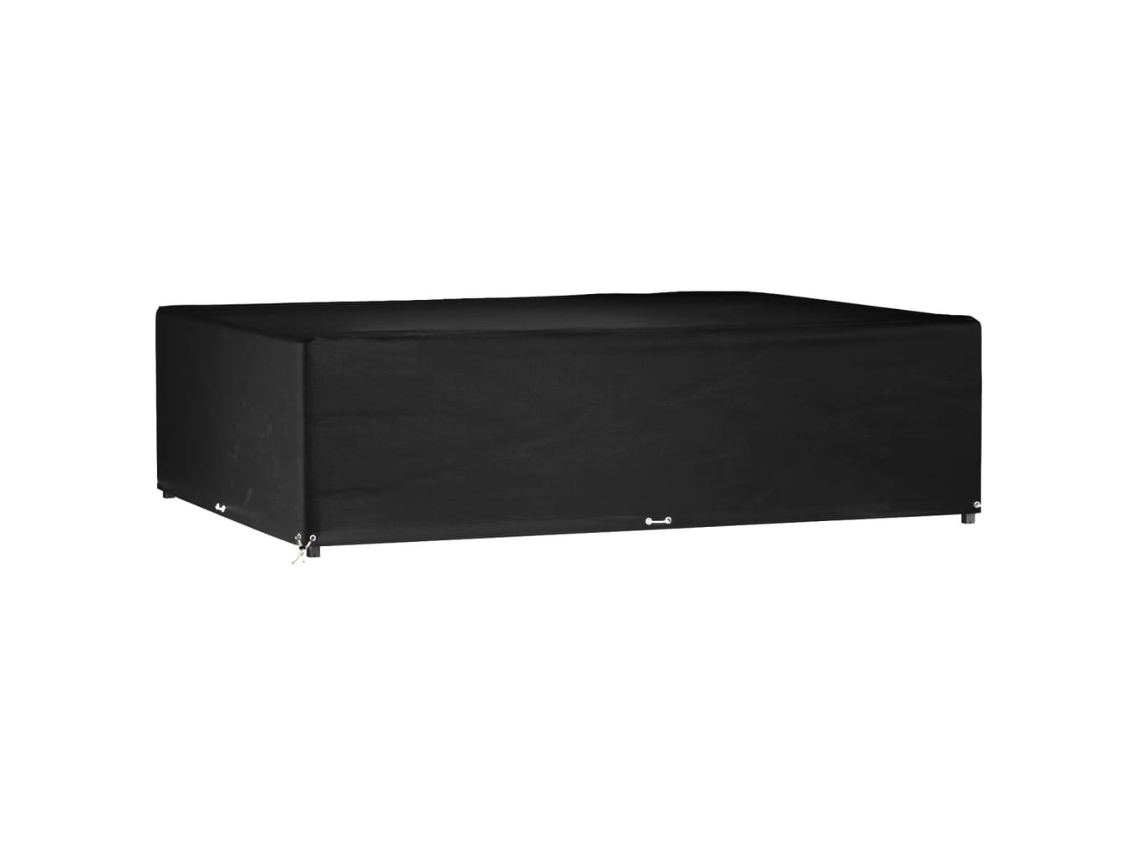 Garden Furniture Cover, Garden Furniture Covers Vidaxl Preto Polietileno (300 X 200 X 75 Cm)