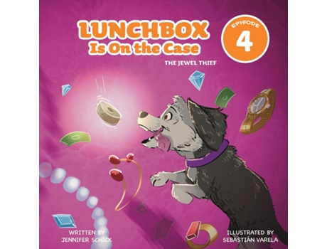 Livro Lunchbox Is On the Case Episode 4 The Jewel Thief de Jennifer Schick (Inglês)