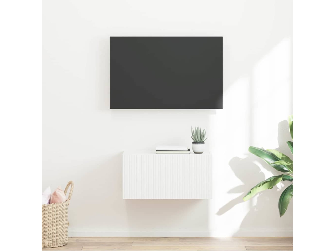 Vidaxl Armário de Tv de Parede Branco 60 X 31 X 29,5 Cm
