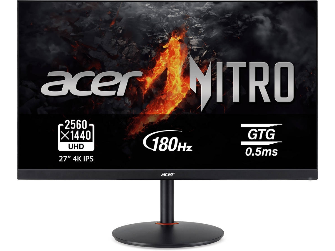 Monitor Gaming ACER Nitro XV272UV3 (27'' - LCD - WQHD - 1 ms - 180
