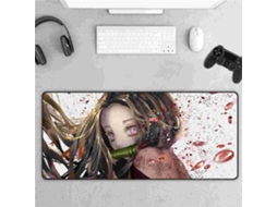 Mousepad De Borracha Com Desenho Animado De Anime, 90x40cm, Antiderrapante E À Prova Dágua, Para Jogos E Uso Em Computador. Brilvibera