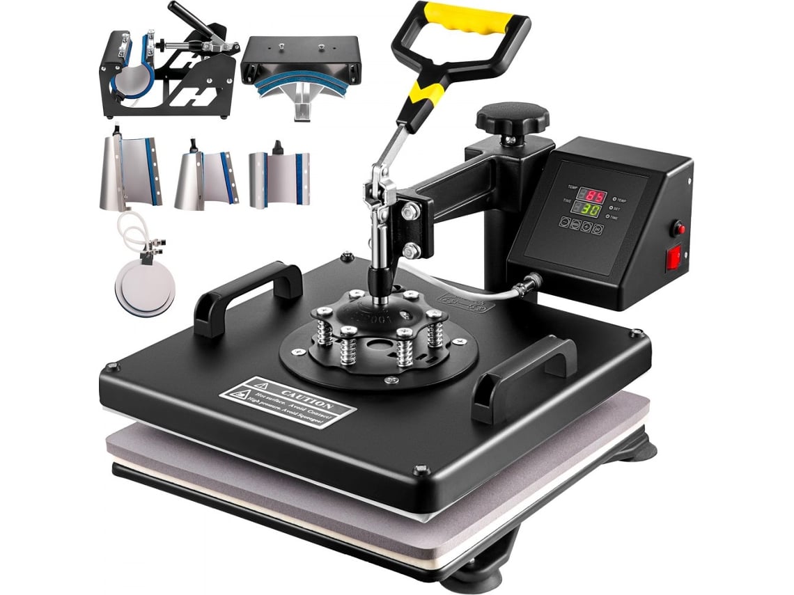 Presse Térmica 8 Em 1 Com Ecrã Duplo Lcd 38x38cm Tekmaquinas