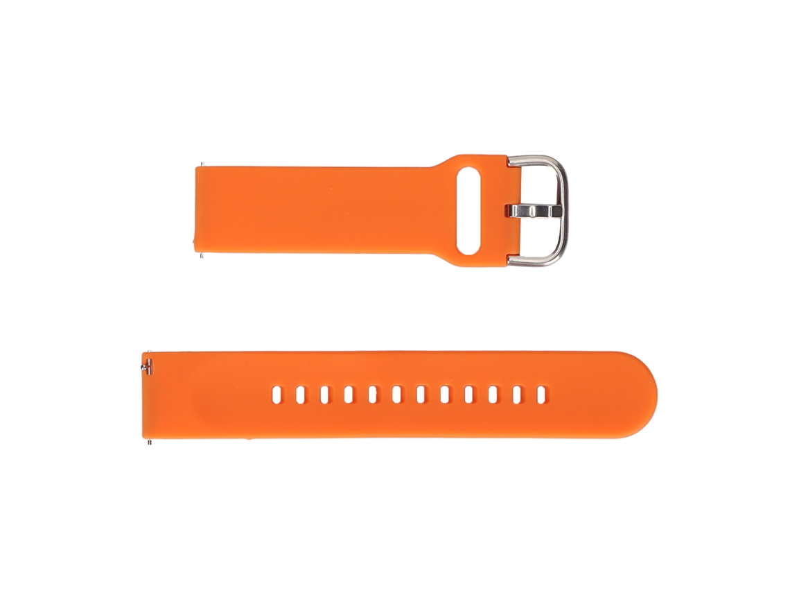 Pulseira de Silicone 20mm para Amazfit GTS 3, GTS 2, Bip S e Bip U, Laranja | S/MARCA
