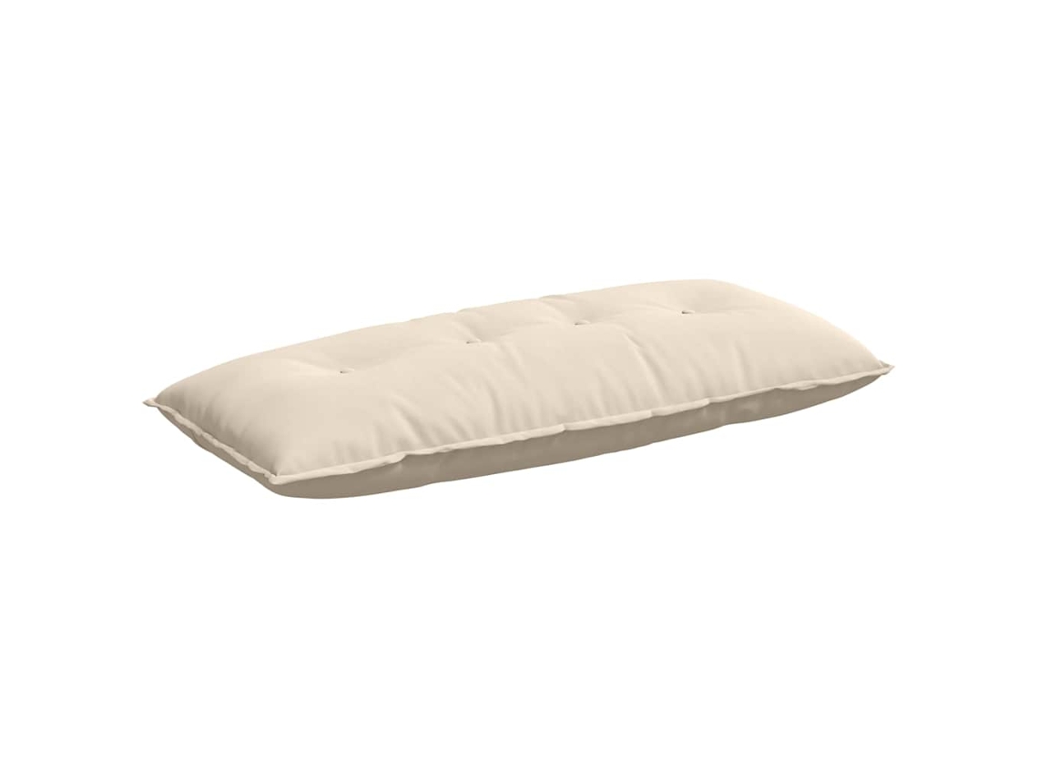 Travesseiro para Costas Bege 120 X 50 Cm Tecido de Microfibra HARLANV1