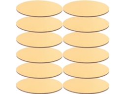 Suportes Redondos De Papel Dourado Para Bolos E Sobremesas, Pacote Com 20 Unidades, Ideais Para Festas De Aniversário