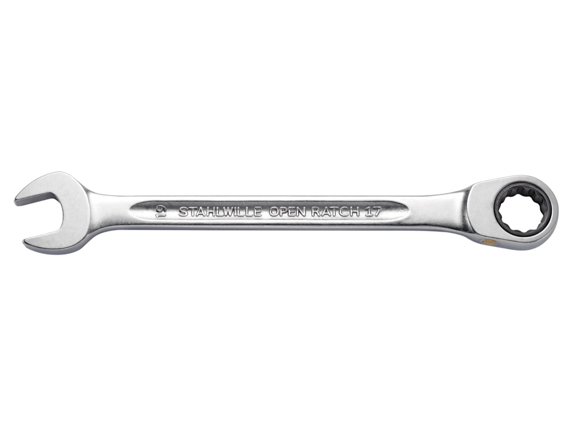 STAHLWILLE 40171414 Chave de Catraca de Boca Fixa e Estrela 17F 14 Planas