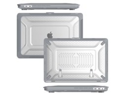 Capa para Macbook Air13 2018/2020 Concha de Suporte Cinza XIAOMOYU
