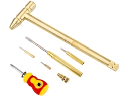 Mini Martelo Multifuncional De Cobre Com Chave Fenda, 1 Conjunto