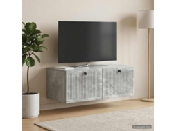 Vidaxl Gabinete De Tv De Parede Cinzento Cimento 78,5 X 41 X 30 Cm