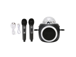 Conjunto de Alto falantes Sem Fio Bluetooth para Casa EOOCOO (com Efeitos de Luz)