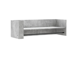 Prateleira de Parede Cinza Cimento MAISON EXCLUSIVE em Deriv. Madeira (100x35x30,5 cm)