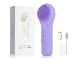 Escova de Limpeza Facial Hidrofóbica Sônica Recarregável, Esfoliante Vibratório MDUG (roxo)