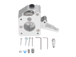 Extruder De Engrenagem Dupla Metal Prata Mk8 Acessório De Impressora 3d Para Prusa I3 Mk3 Mão Esquerda