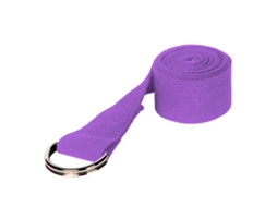 Tira De Yoga Com Fivela Em D Ajustável Para Fitness, Flexibilidade E Fisioterapia