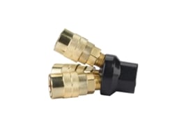Conector Rosca Fêmea 3 Vias Rápido Ar 1/4"
