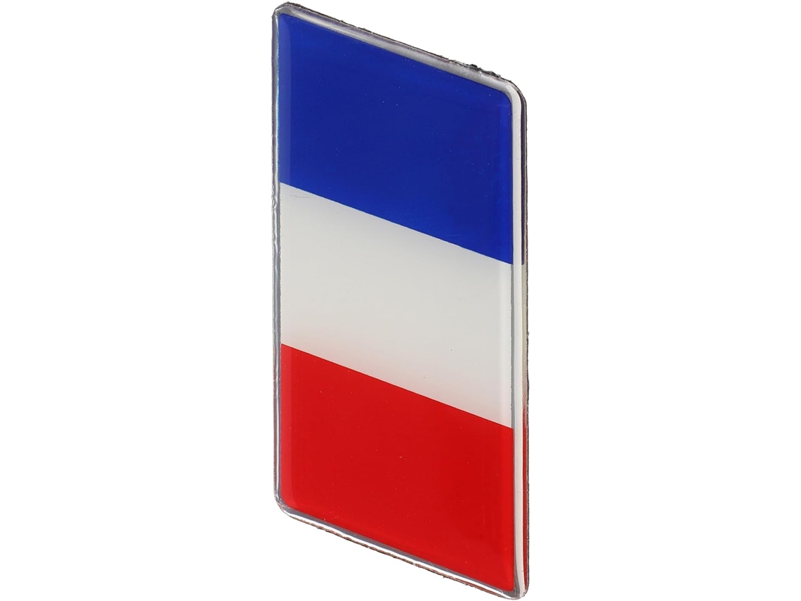Adesivos da bandeira francesa 6,5 x 3 cm resistentes a rasgos para decoração de carros