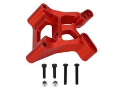 Torre De Choque Delantera De Aluminio 1/10 Para Coches Rc Losi Baja Rey Placa De Amortiguador Rojo