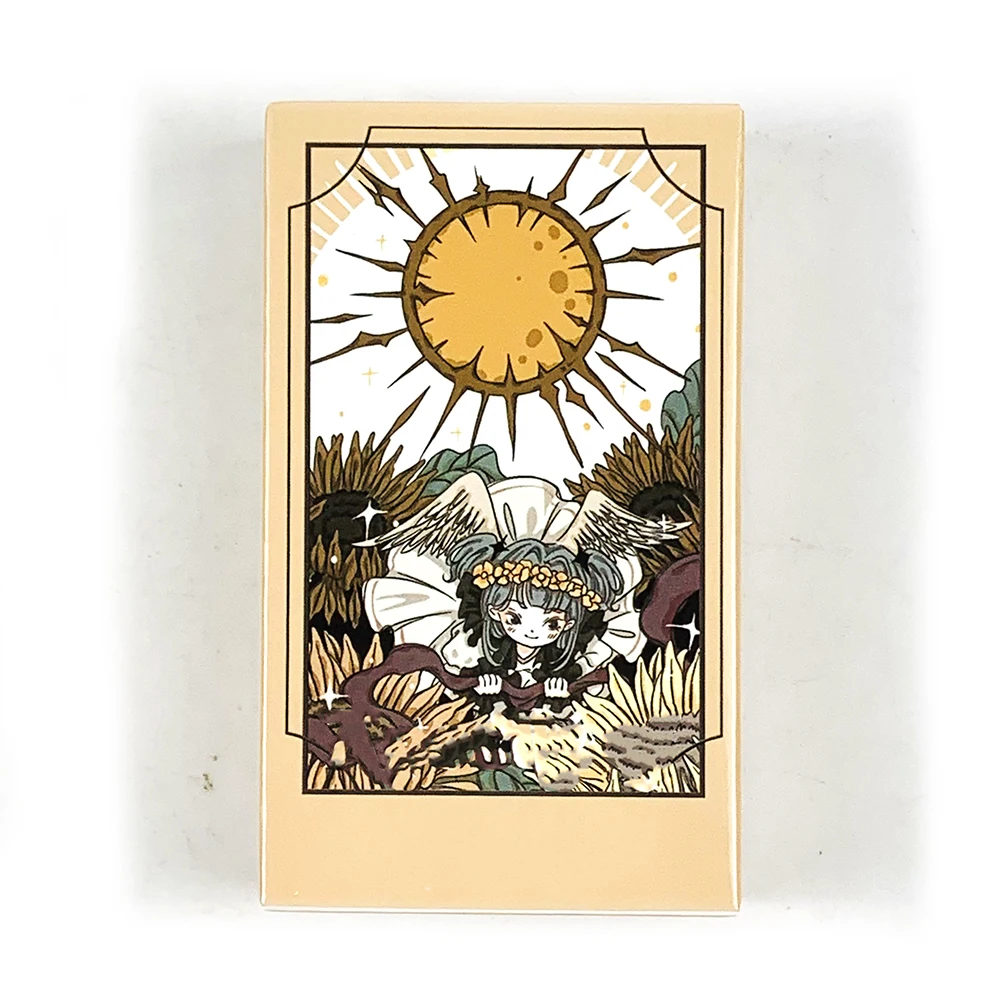 Um Novo Baralho De Tarô, Com 78 Cartas De Tarô Em Estilo Cartoon, Para Adivinhação E Jogos De Mesa Para Festas.