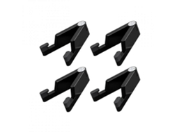 Suporte universal para celular, mini, de alumínio, 4 peças, portátil, dobrável, mesa, acessórios, preto AQUAFORGE