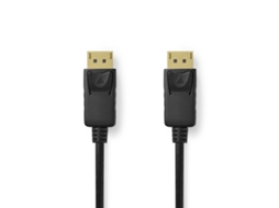 Cabo Displayport NEDIS Displayport Macho Displayport Macho 8K@60Hz Niquelado 1,00 M