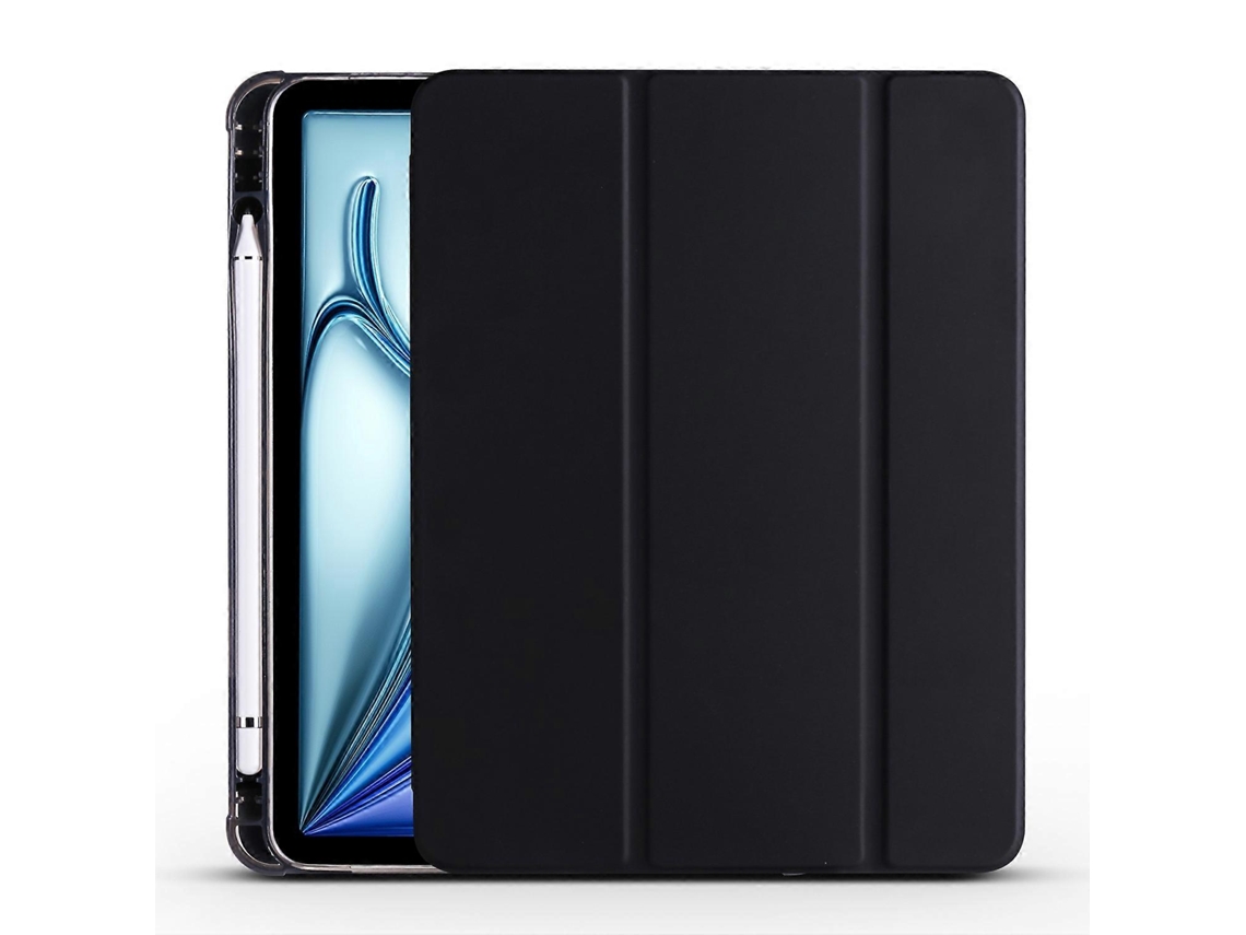 Capa de couro TPU tripla da Webake para tablet inteligente com compartimento para caneta