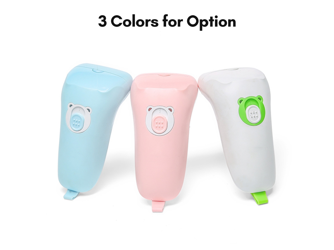 Mali cortador de Unhas Elétrico Portátil Mini com Luz Uv, Seguro para Bebê, Crianças, Adultos e Idosos