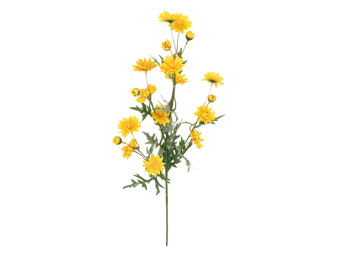 Margarida Artificial Cravinho Crisântemo Simulação Decoração Casamento Evento Flor Falsa 75cm