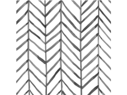 Papel Pintado Autoadhesivo Moderno Hueso De Herradura Negro Blanco Vinilo 17.7in X 19.7ft