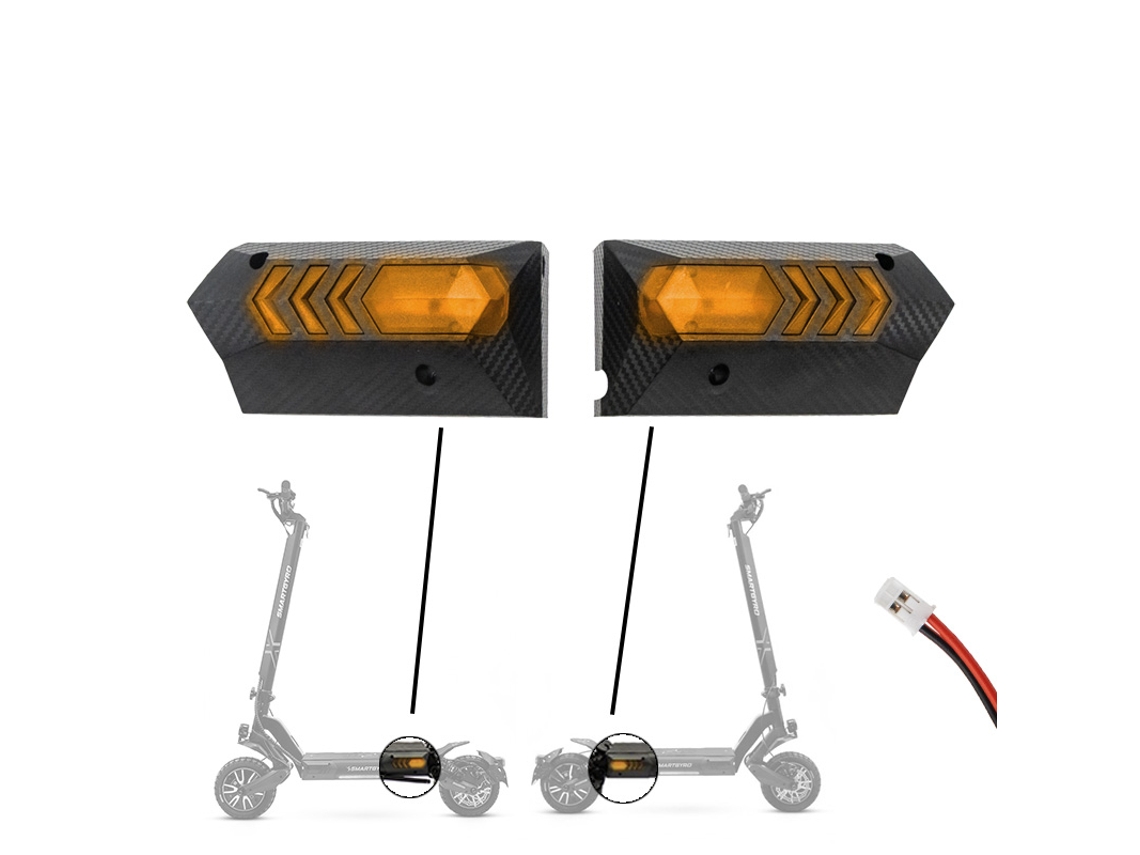 Piscas Traseiros Para Smartgyro Crossover Dual Max 2