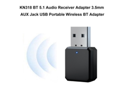 Aetheria adaptador Receptor Áudio Bt5.1 Sem Fio com Microfone, Portátil para Carro Pc Tv Fones de Ouvido