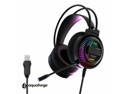 Headset Gaming Com Microfone Rgb Som Estéreo 3,5 Mm