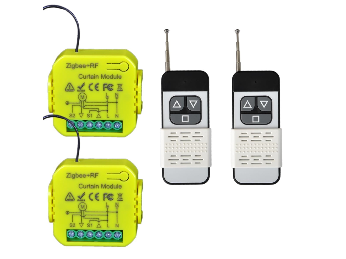 Module Pour Stores, Rideaux, Volets, Interrupteur Intelligent Télécommande Rf 433mhz, Compatible Avec, Commande Pour Volets Roulan
