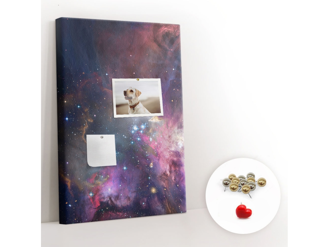 Painel De Cortiça Para Parede Galáxia Cosmos Para A Sala De Estar Espelharte (40x60 Cm)