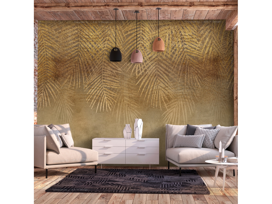 Papel de Parede ARTGEIST Sunny Leaves - First Variant (150x105)