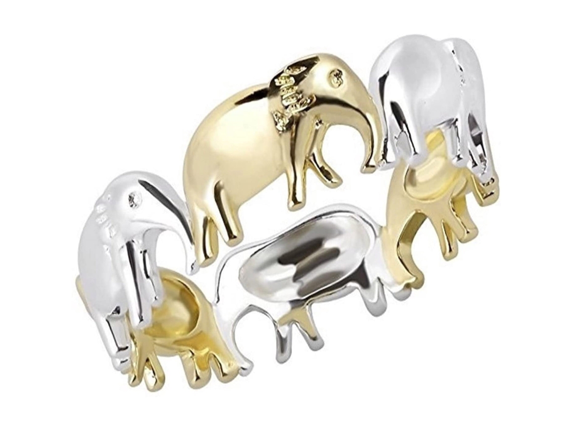 Anel De Elefante Feminino