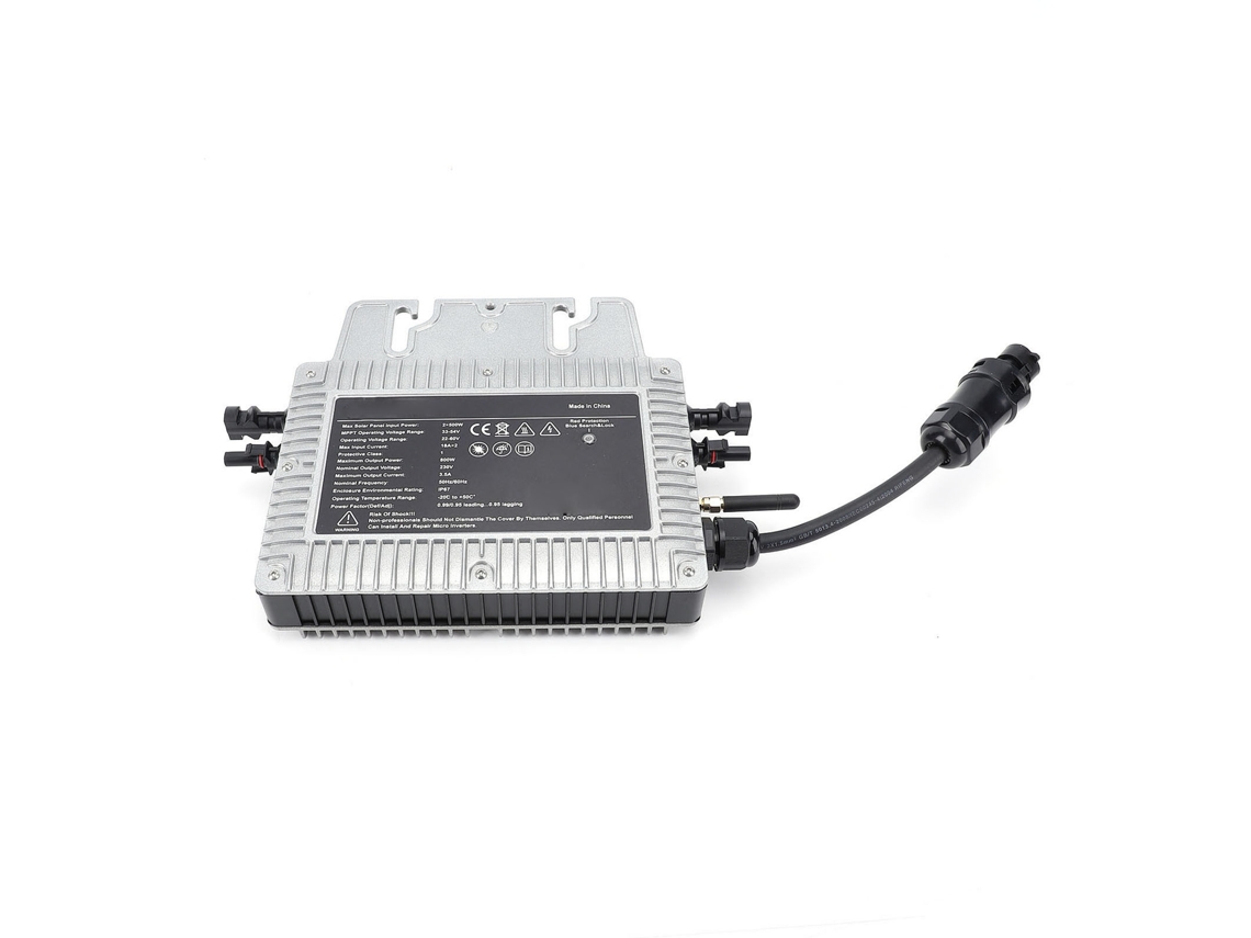 Inversor Micro Solar Grid Tie 800w Mppt Ondas Senoidais Puras Ip67 Wifi