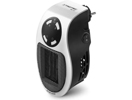 Mini aquecedor para tomada TFC 1 E TROTEC - Branco - 500 W - Programável TROTEC